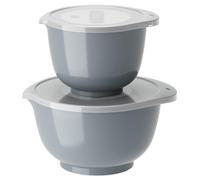 Rosti Mepal Bols à mélanger Margrethe – Lot 2 pièces 1,5L+3L hermétiques avec couvercles – Gris bleu