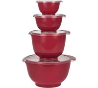 Rosti saladier 4pcs. avec couvercle "Margrethe" New rouge (red) 0,25+0,5+1,5+3,0L