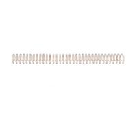 Rosvola Bobines de Reliure Spirale 50 Pièces, capacité de 180 Feuilles, Pas 3:1 34 Dents, Reliures Doubles de 19mm de Diamètre, Idéales pour le Papier A4 (Or Rose)