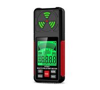 Rosvola Détecteur de Champ électromagnétique RF EF MF 3 en 1 avec Alarme Sonore Visuelle, Capteur à Trois Axes pour le Test de Rayonnement EMF au Bureau et à Domicile (Version standard HT627)