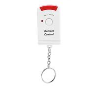 Rosvola Détecteur de Mouvement PIR Double pour Alarme de sécurité | Sirène forte de 105 dB et 2 télécommandes, système anti-cambriolage infrarouge sans fil, portée de 32,8 pieds, pour garage