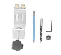 Rosvola Gabari de Perçage, Positionneur Inclinable Réglable 15°, for | Construction en fer, facile à utiliser, kit de perçage du bois, parfait pour la menuiserie