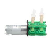 Rosvola Pompe Péristaltique à Haut Débit, Pompe Doseuse de Liquide Résistante à la Corrosion à Double Tête pour Applications Chimiques de Laboratoire, Tube BPT 700 Ml/min (DC12V)