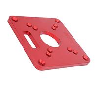 Rosvola Table de Routeur en Aluminium, Planche à Rabat, Conception Professionnelle pour Machines à Tailler, 120x120x8mm