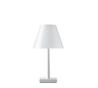 Rotaliana Dina T1 Tischleuchte, blanc mat, abat-jour blanc