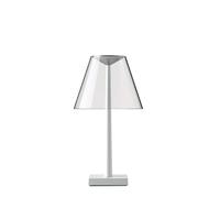 Rotaliana Dina T1 Tischleuchte, blanc mat, abat-jour transparent