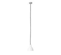 Rotaliana Luxy H5 Pendelleuchte, câble noir, abat-jour blanc brillant