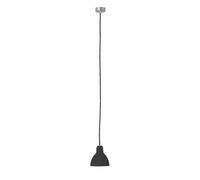 Rotaliana Luxy H5 Pendelleuchte, câble noir, abat-jour noir brillant