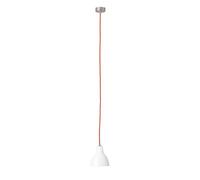Rotaliana Luxy H5 Pendelleuchte, câble rouge, abat-jour blanc brillant