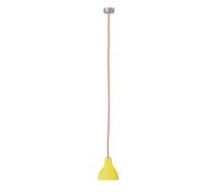 Rotaliana Luxy H5 Pendelleuchte, câble rouge, abat-jour jaune brillant