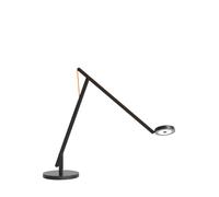 Rotaliana String T1 DTW Schreibtischleuchte, noir mat, câble orange