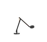 Rotaliana String T1 Mini TW Schreibtischleuchte, noir mat, câble orange