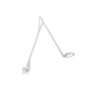 ROTALIANA lampe murale applique STRING W1 (Blanc mat, cordon argentblanc rable - Aluminium)