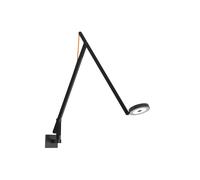 ROTALIANA lampe murale applique STRING W1 (Noir mat, cordon orange, blanc rable - Aluminium)