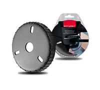 ROTAREX Disque abrasif 120 mm - Acier au carbone nitrocarburé - Pour meuleuse d'angle - Rainures en bois - Disque à râper