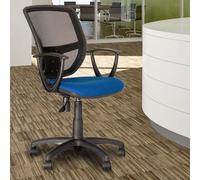 Rotary chaise bureau bureau chef chaise ergonomique gaz lift Nowy Styl bleu GTP