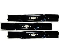 Rotary Copperhead 17224 Lot de 3 lames de tondeuse pour MTD Cub Cadet 742P05094-L/742-05094, trou diamant pour arbre de broche en forme de S 50"