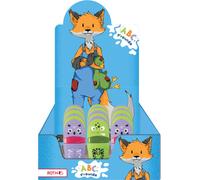 ROTH 679526 ROTH 2in1 Spitzdose & Radierer "ABC Freunde", Display