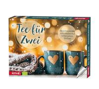 ROTH Calendrier de l'Avent de thé bio pour deux - 24 variétés de thé bio avec 2 sachets de thé pour couples - Calendrier de l'Avent pour déguster ensemble, sans chocolat