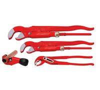 Rothenberger 1000001360 TC35 Wapu10 Set de 3 Clés serre-tubes avec coupe-tube