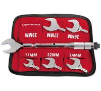 Rothenberger 175001 Set de clés à fourche dynamométriques 14 - 77 Nm