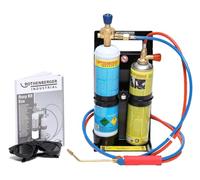 ROTHENBERGER Industrial Autogenschweiß- und Hartlötgerät Roxy Kit Eco, inkl. Gas- und Sauerstoffbehälter für sofortige Anwendung