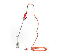 ROTHENBERGER Industrial Brûleur de préchauffage | Brûleur à gaz | Appareil de flambage | Désherbeur | Soudage de membranes bitumineuses | avec tuyau de gaz propane de 5 m | Régulateur 4 bars