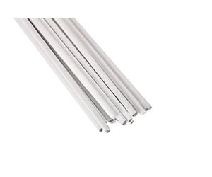 ROTHENBERGER Industrial Laiton dur en argent | ROLOT 601, Ø 2 mm, Longueur : 300 mm, 20 barres, 2x333 mm | Composition : Cuivre 50%, Étain 40%, Nickel 10% | 35600