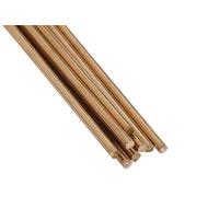 ROTHENBERGER Industrial Laiton dur Rolot 603 - 8 baguettes de soudure Ø 1,5 mm x 333 mm | Laiton pour métaux en laiton, cuivre, acier et métaux non ferreux | Temp. de fusion 890 °C | flux optionnel
