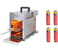 ROTHENBERGER Industrial THERMO ROASTER TO GO Gas Grill incl. 4 x Multigas 600 ml - 1500004411