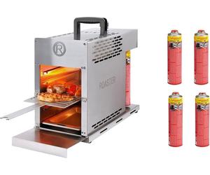 ROTHENBERGER Industrial THERMO ROASTER TO GO Gas Grill incl. 4 x Multigas 600 ml - 1500004411