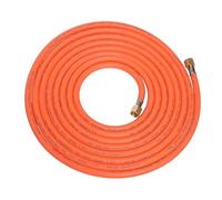 Rothenberger Tuyau gaz 1500004792 – propane/butane 6 m, résistant UV/intempéries, 2x3/8" filetage gauche