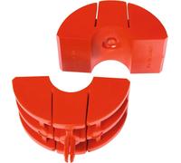 ROTHENBERGER Jeu de mâchoires de serrage pour ROCUT 110, 40mm, 2 demi-coquilles - 55027