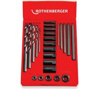 ROTHENBERGER Kit d'alésage de filetage, taille 2, M5-M16, 25 pièces - 71311