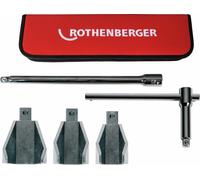 ROTHENBERGER Kit d'écrous de robinets, SW32-47, avec poignée et rallonge - 100110