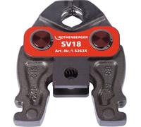 Rothenberger Mâchoire à sertir Compact M 18 mm Système V / SV Métal / Métal non ferreux - 015263X