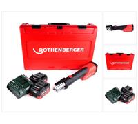 Rothenberger ROMAX 4000 Sertisseuse électro-hydraulique 18V + 2x Batteries 5,5 Ah + Chargeur + Coffret
