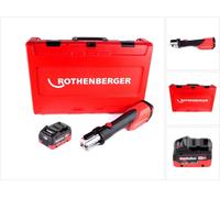 Rothenberger ROMAX 4000 Sertisseuse électro-hydraulique sans fil 18V + 1x Batterie 5,5 Ah + Coffret - sans chargeur