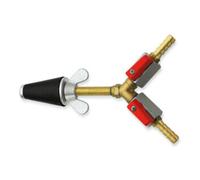 ROTHENBERGER Rothenberger Bouchon de test gaz, conique, taille 1, 1/2"-1", 2x robinet Quantité:1