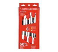 ROTHENBERGER Rothenberger Jeu de tournevis EUROLINE, 2xPZ, 4xFente Quantité:1