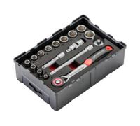 ROTHENBERGER Rothenberger Set de clés à douille 6 pans 17 pcs 1/4" Quantité:1