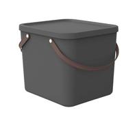 Bac de recyclage - ROTHO - Albula - 40 L - Anthracite - Plastique recyclé
