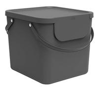 Rotho Albula Système de Séparation des Déchet s 40 l pour La Cuisine, Plastique (PP) sans BPA, Anthracite, 40 l (40,0 X 35,8 X 34,0 cm)