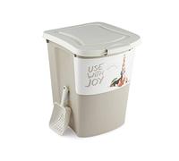 Rotho Archie Bac de rangement 38 L boîte plastique avec couvercle (PP) | Boîte de rangement plastique, 38 L, boîte de rangement avec couvercle, multicolore, pour aliments animaux au quotidien
