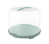 Rotho Fresh Cake Dôme XL en plastique de qualité alimentaire (PP), sans BPA, turquoise/transparent, (35,5 x 34,5 x 26 cm)