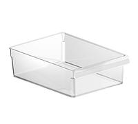 Rotho Loft Kühlschrank Organizer, Kunststoff (SAN), transparent, Gr. L: 5 l (31 x 22 x 9 cm)