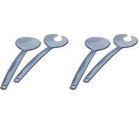 Rotho Onda Serveurs de salade, Plastique (PP) sans BPA, bleu, (30.5 x 8.0 x 1.0 cm) (Lot de 2)