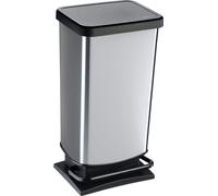 Rotho Paso 40 L Rectangulaire Polypropylène (PP) Noir, Argent