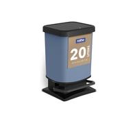 Rotho Paso Poube l le 20 l Avec Péda le Et Couverc le, P lastique (Pp) Sans Bpa, B leu, 20 l (29.3 X 26.6 X 45.7 cm)