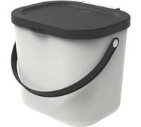 ROTHO Système de recyclage des déchets ALBULA 6 l blanc Bac à compost pour plus de durabilité à la maison Blanc G